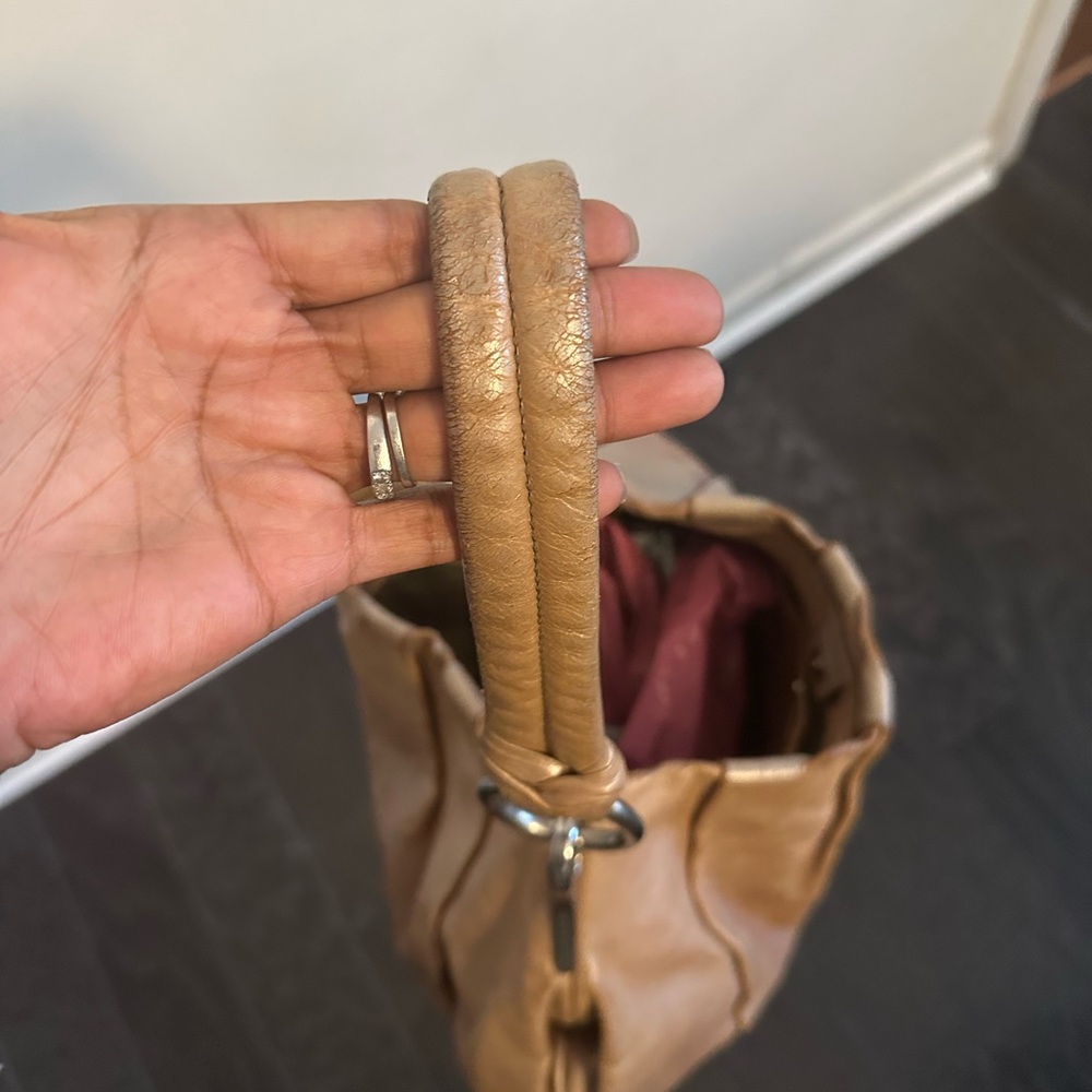 Prada Tan Leather Shoulder Bag - Picture 4 of 7